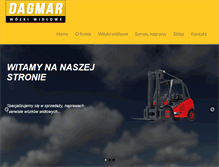 Tablet Screenshot of dagmar.pl